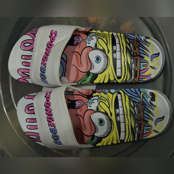Sponge Bob slides by H&M size 10 - Picture 3 of 5